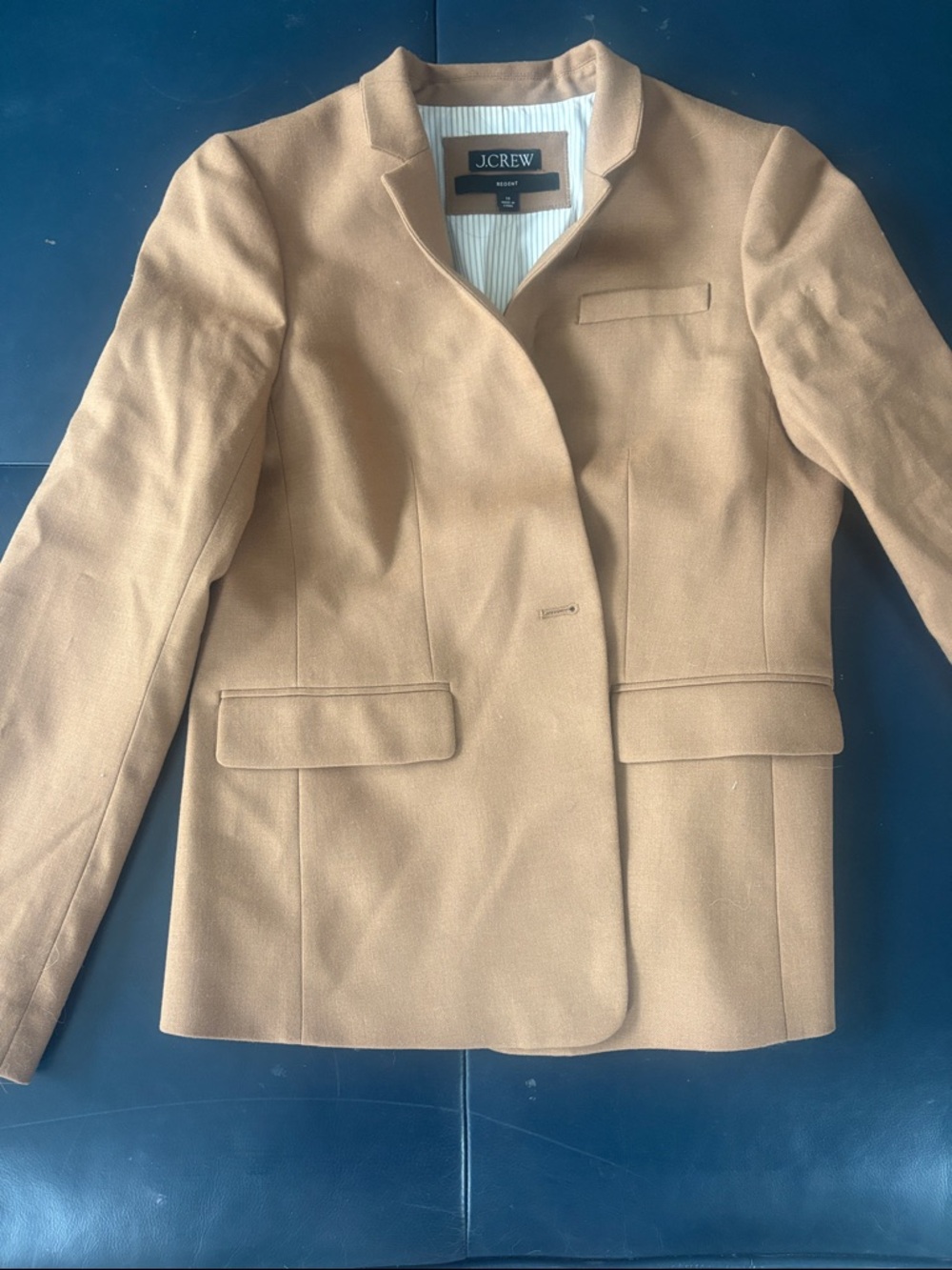 J. Crew Tailored Camel Blazer Jacket